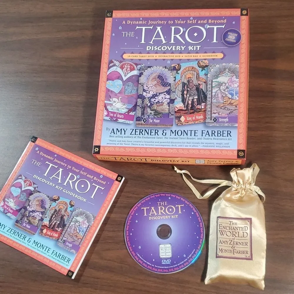 The Tarot Discovery Kit Cards w/Guidebook & DVD Amy Zerner Monte Farber‎